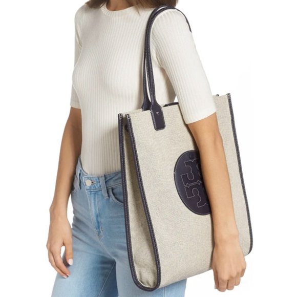 NWT Tory Burch Canvas Tote - Picture 1 of 7